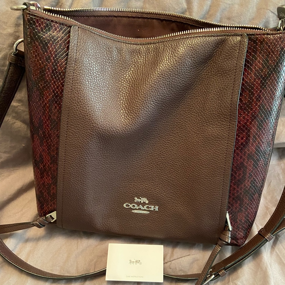 Maroon Coach Bag